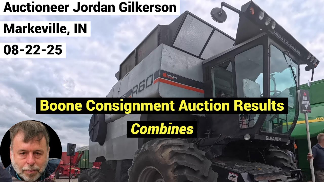 Auction Results Combines John Deere 9600 | 6620 - International 1440 - Gleaner R60 - 08-22-25