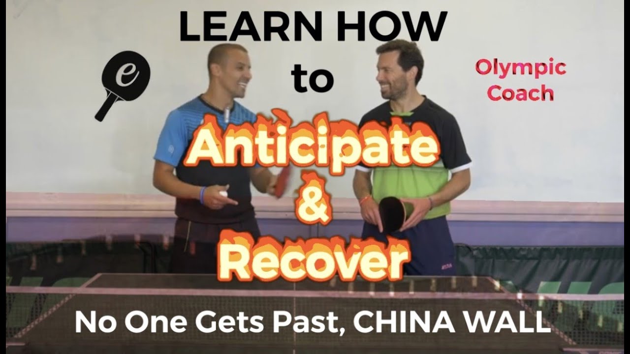 LEARN, How to Anticipate and Recover for Table Tennis Match PLAY