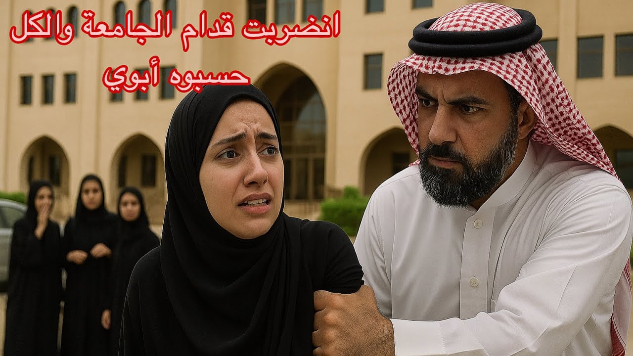 مريض نفسي ضربني قدام الجامعة وقدام الناس وقال إنه أبوي