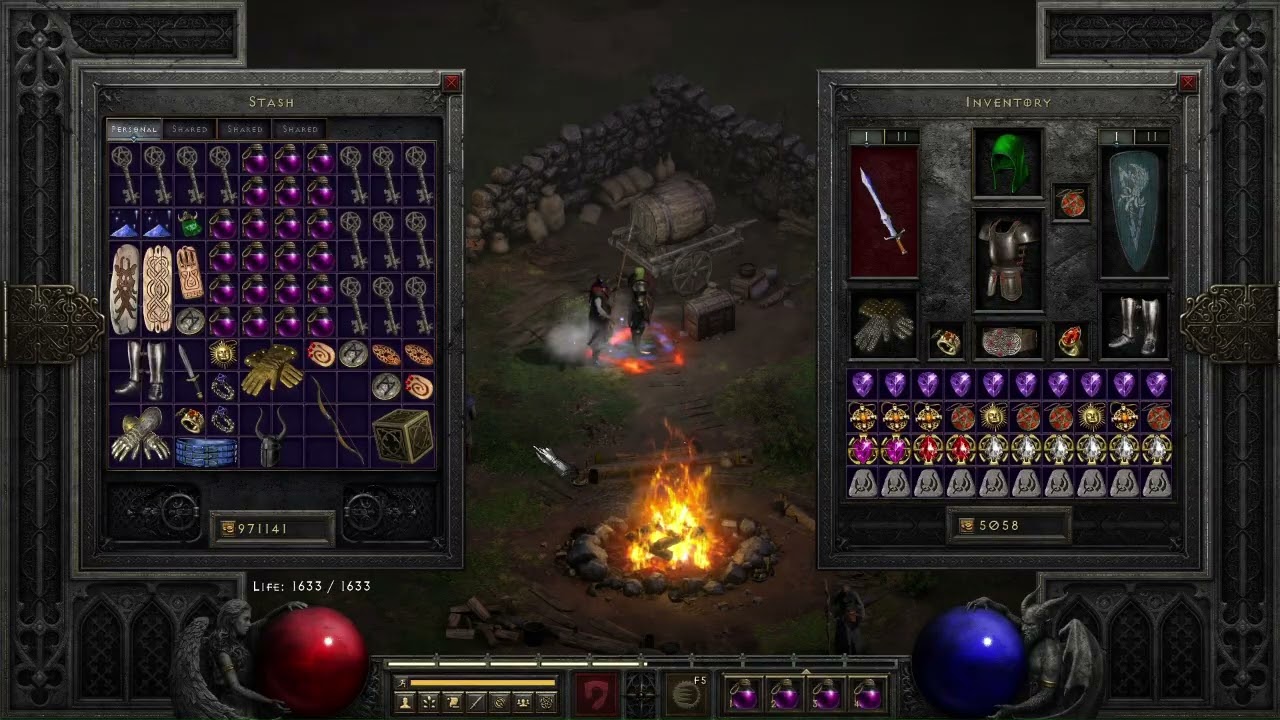 D2R: Crafting x50 Caster Amulets!!! Hunting For a Godly 2/20 Caster Amulet!!!