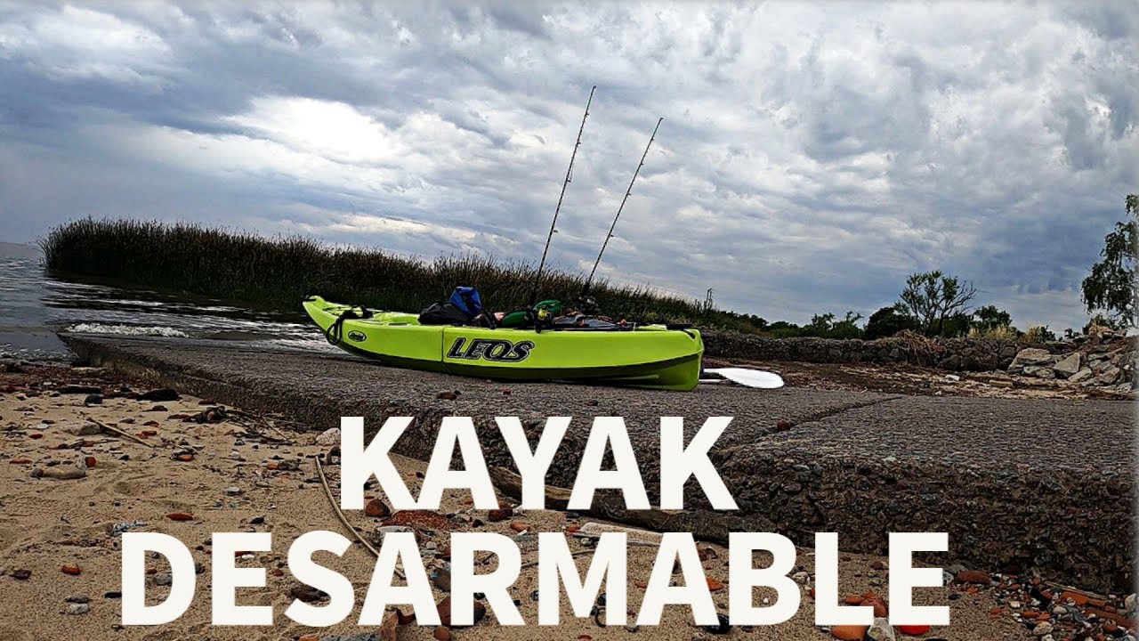 Dia de PESCA en KAYAK - Pruebo KAYAK Desarmable LEOS - @Kay Pes Camp