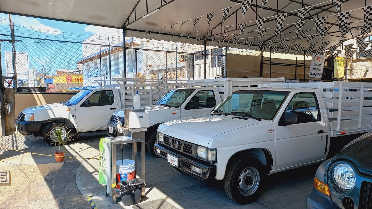 Nissan estaquitas D21 np300 precios lote de autos usados camionetas buenas para trabajo