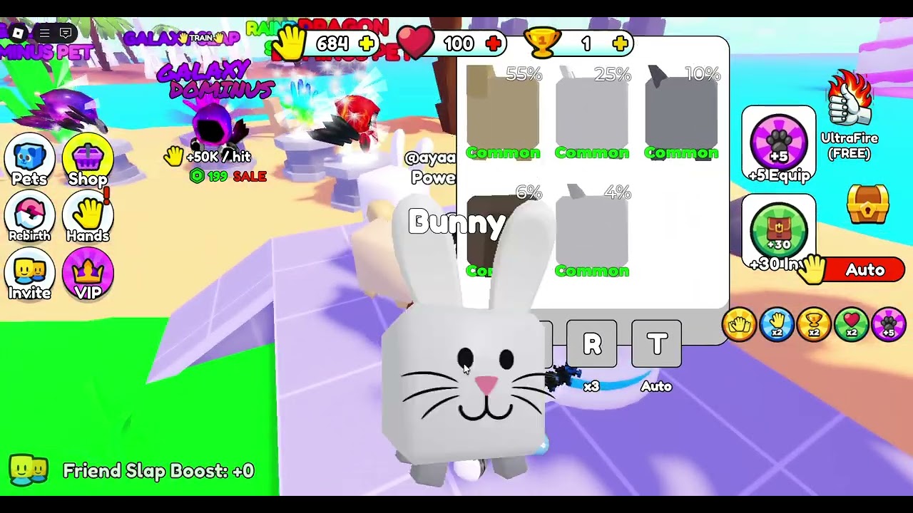 Playing POWER SLAP SIMULATOR