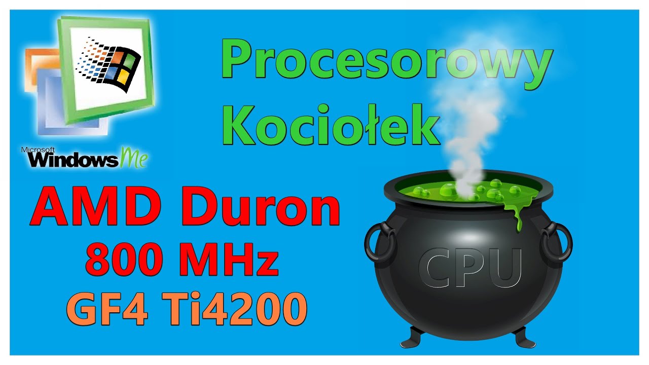 [WinMe] Test Procesora AMD Duron 800 MHz