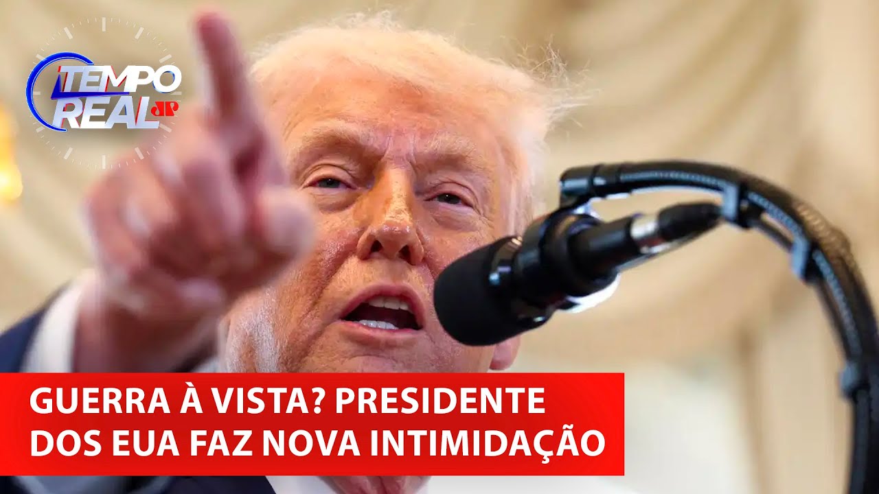 “Chegou a hora de anexar a Groenlândia”, ameaça Donald Trump após tensão com UE | TEMPO REAL