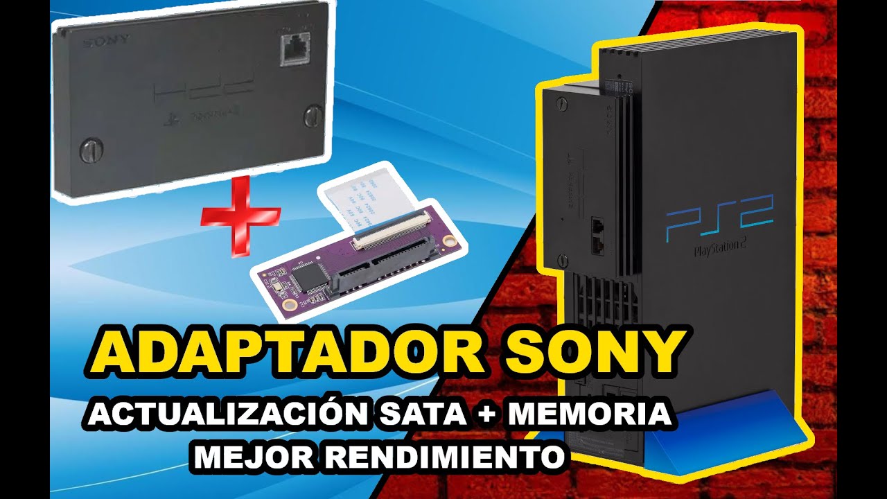 🛠️🎮 Actualizar ADAPTADOR Oficial de SONY HDD PS2 IDE a SATA para mejorar espacio y rendimiento  🎮🛠