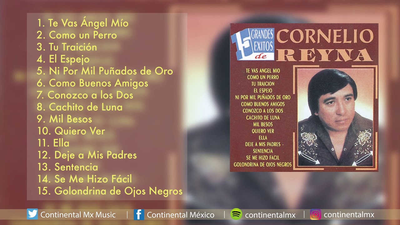 01 TE VAS ANGEL MIO   CORNELIO REYNA