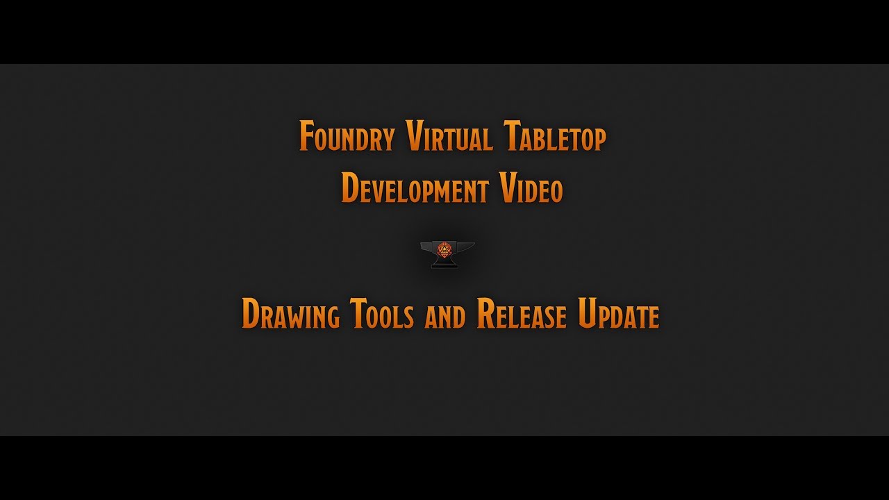 Foundry Virtual Tabletop - Drawing Tools