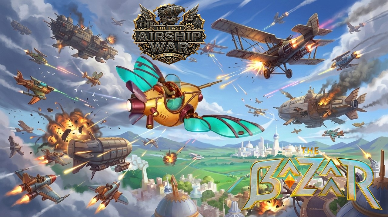 Ep.06 The Bazaar Stelle Gameplay Stelle - Runabout ( Airship War ) สงครามเครื่องบินรบ