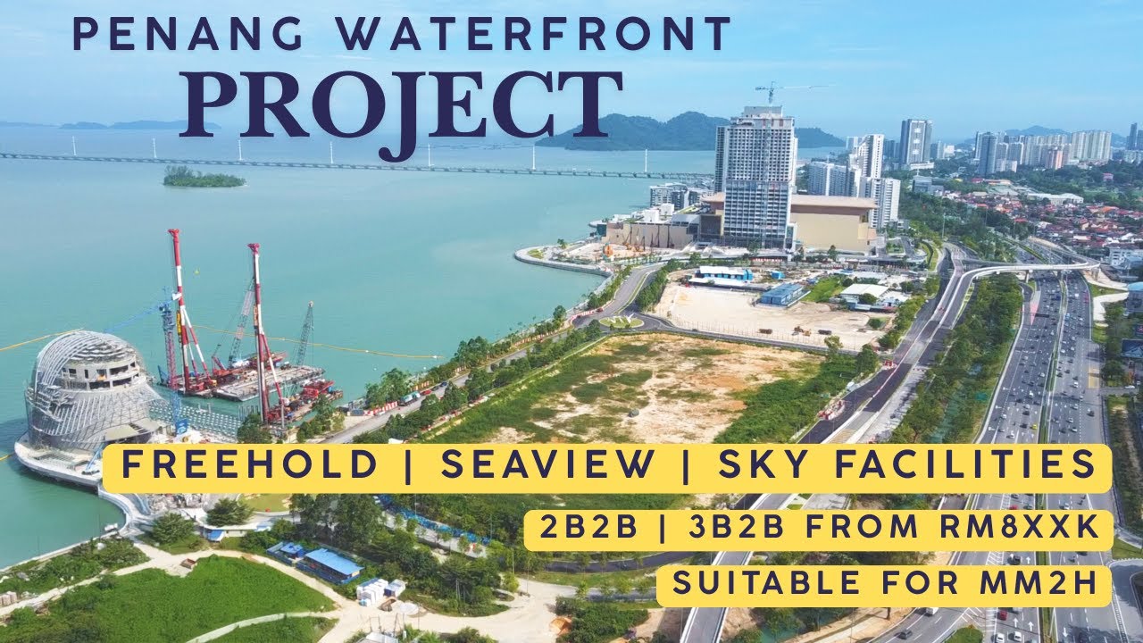 Penang&rsquo;s Newest Waterfront Condo | Walk to Future LRT Station!