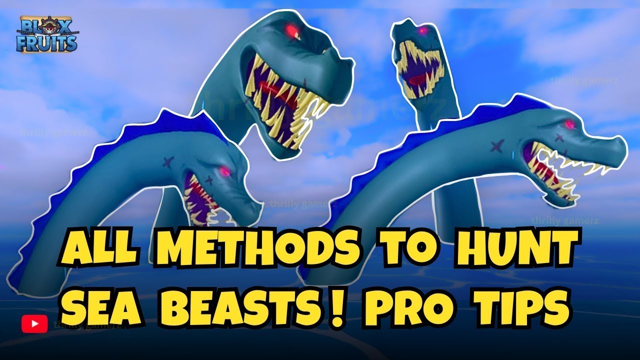 BLOX FRUITS SEA BEAST HUNTING AND TERROR SHARK LIKE A PRO..
