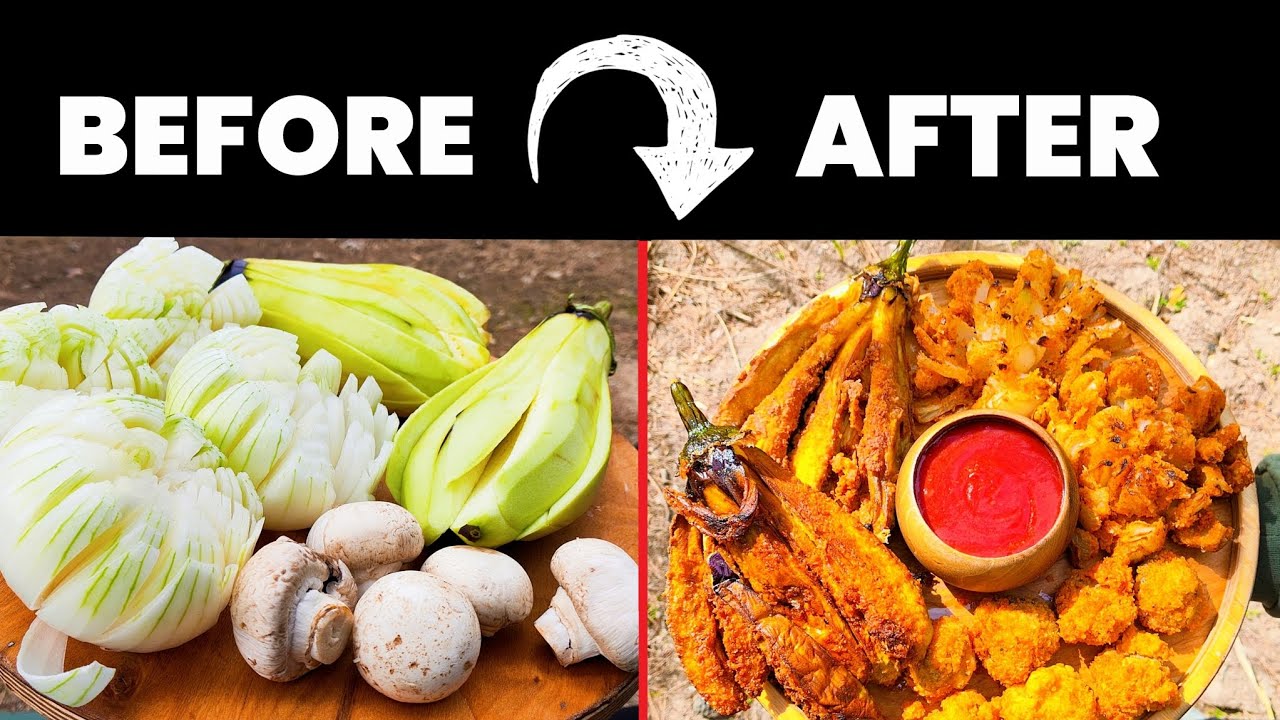 New Version of Fried Vegetables Make in Nature