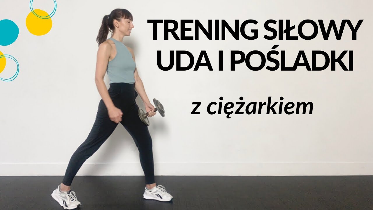 Trening Nóg i Pośladków z Hantlem lub Kettlebell | Monika Kacprzak