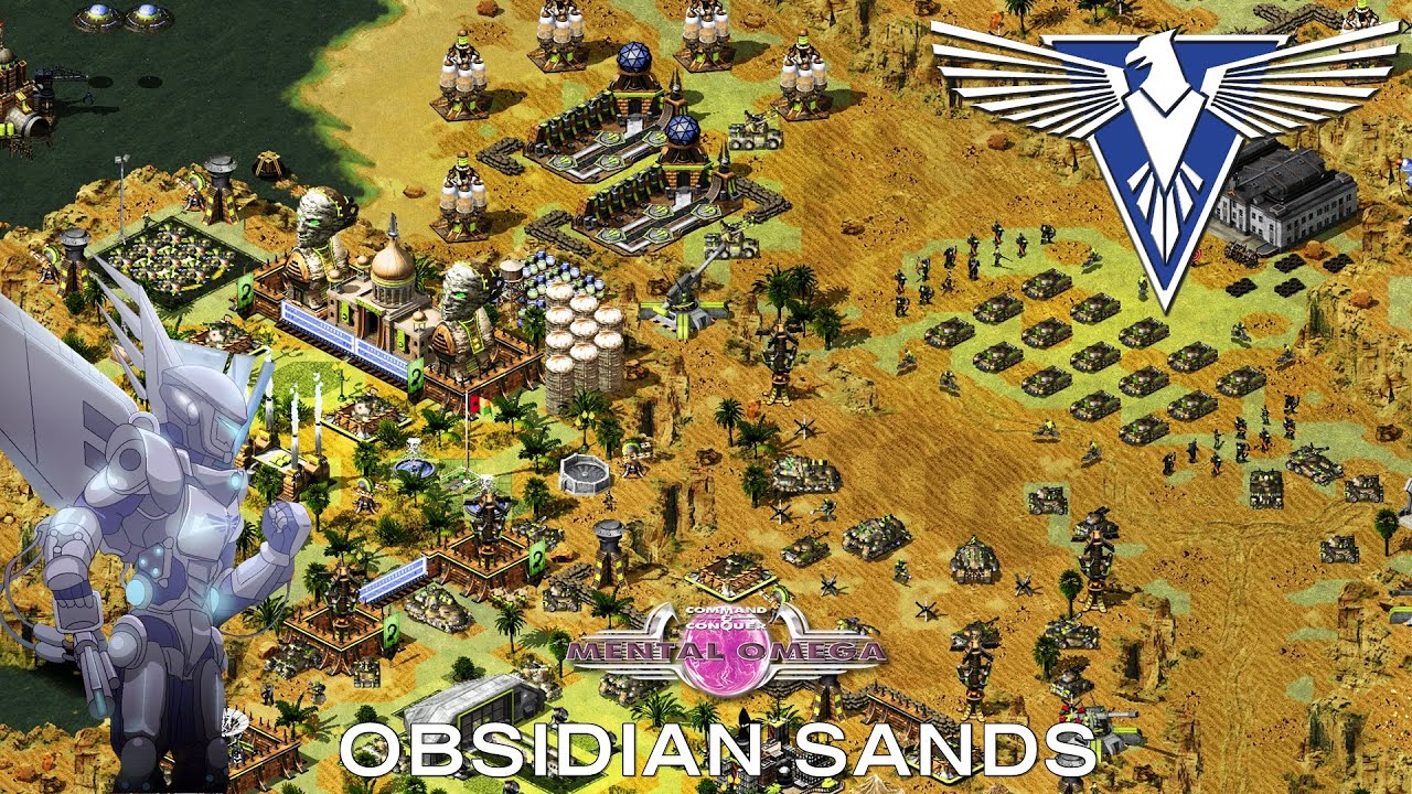 Red Alert 2 | Mental Omega 3.3.6 - Allied Fan Mission - Obsidian Sands 