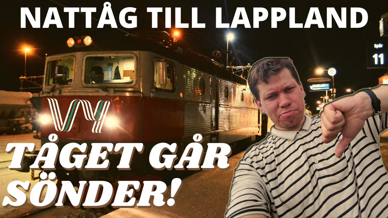 F&ouml;lj med mig p&aring; en resa med natt&aring;get till Kiruna d&auml;r t&aring;get g&aring;r s&ouml;nder utanf&ouml;r J&ouml;rn!