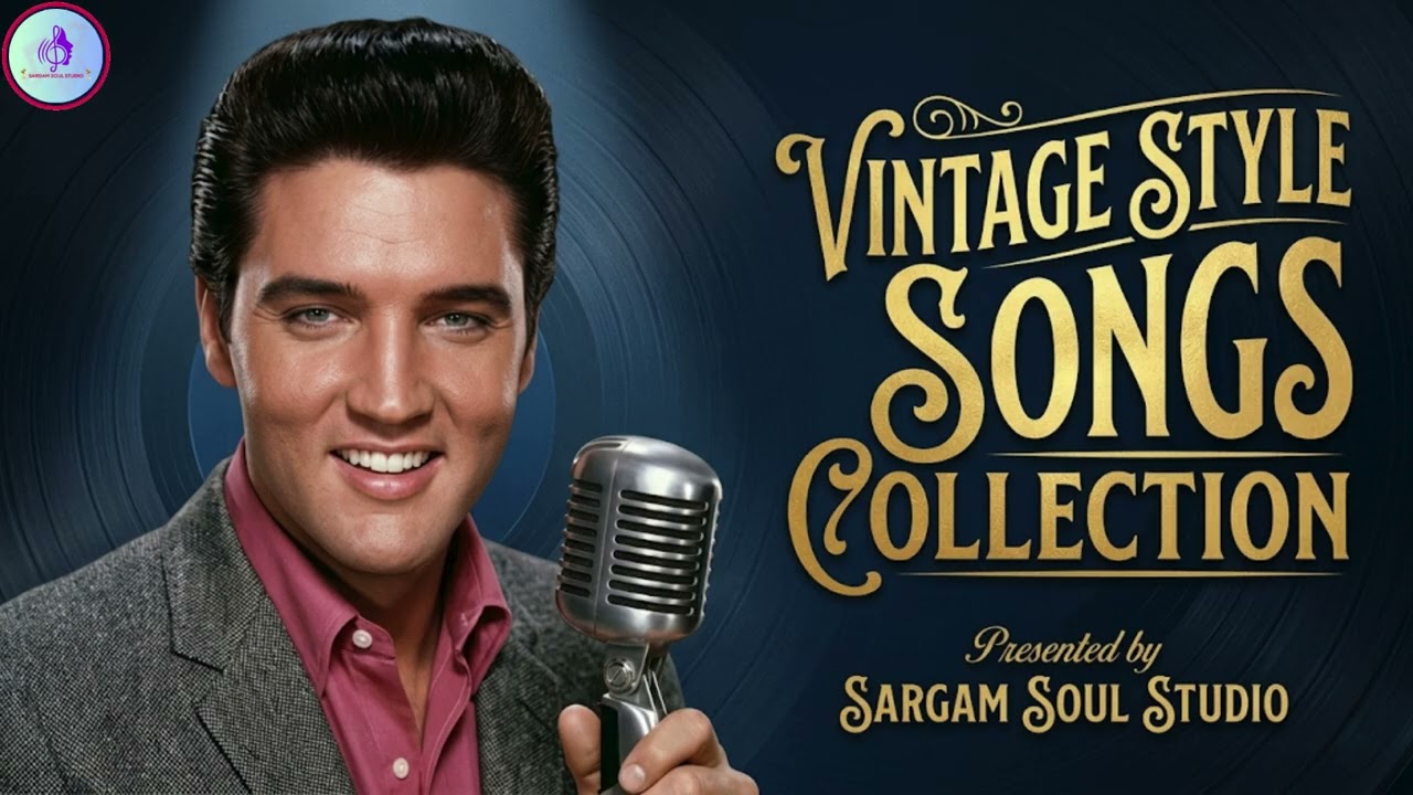 Vintage Style Love Songs❤️1950s Romance Collection | Elvis Presley Style | Sargam Soul Studio