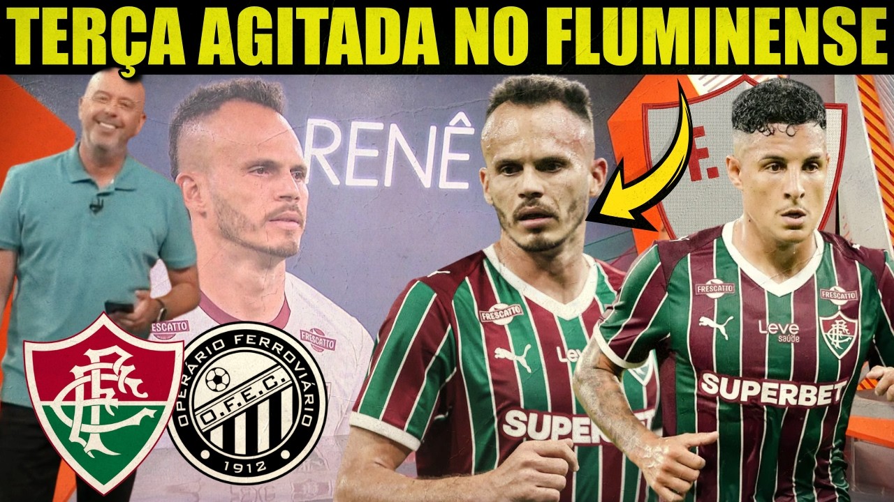 GLOBO ESPORTE RJ DE HOJE: NOT&Iacute;CIAS DO FLUMINENSE HJ | REN&Ecirc; x ARANA |FLU X OPER&Aacute;RIO NA COPA DO BRASIL
