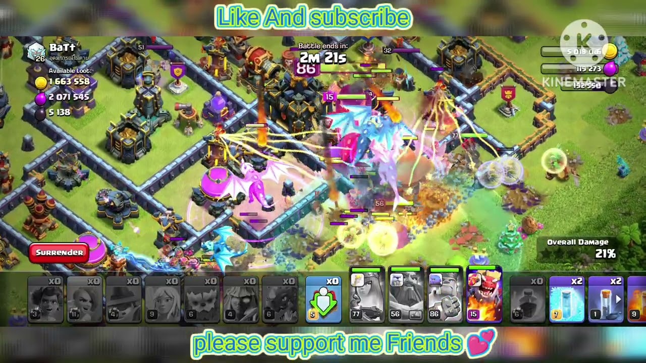 🔥 Best Attack Strategy in Clash of Clans | Easy 3 Star Attack! 🔥#clashofclans #games #youtube 