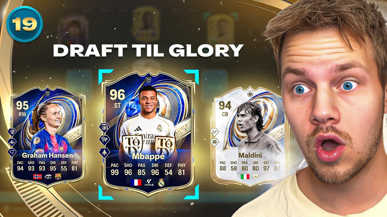 En af mine BEDSTE drafts NOGENSINDE med 96 TOTY Mbappe! - DRAFT TIL GLORY #19
