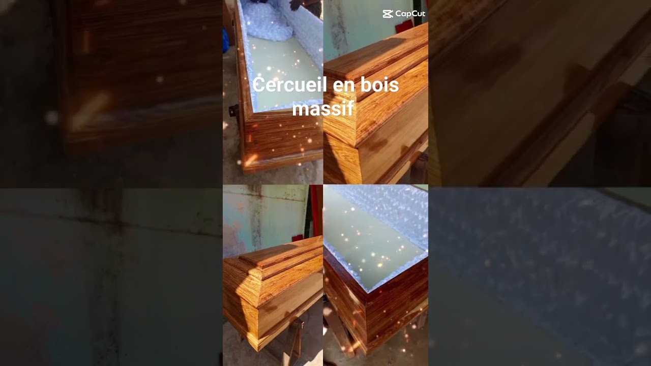 cercueil en bois massif