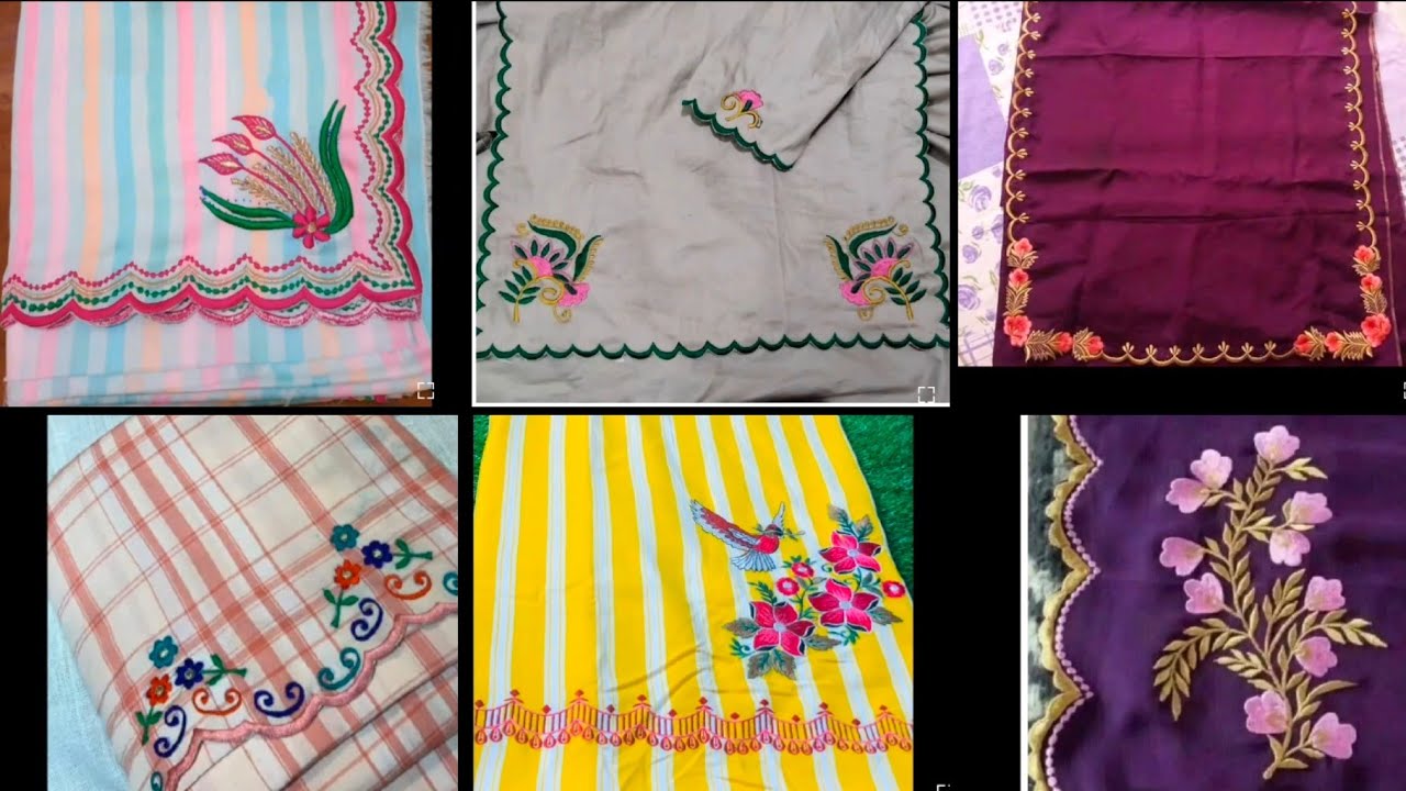 Machine embroidery Punjabi suit designs || Cutwork Embroidery Suits Designs