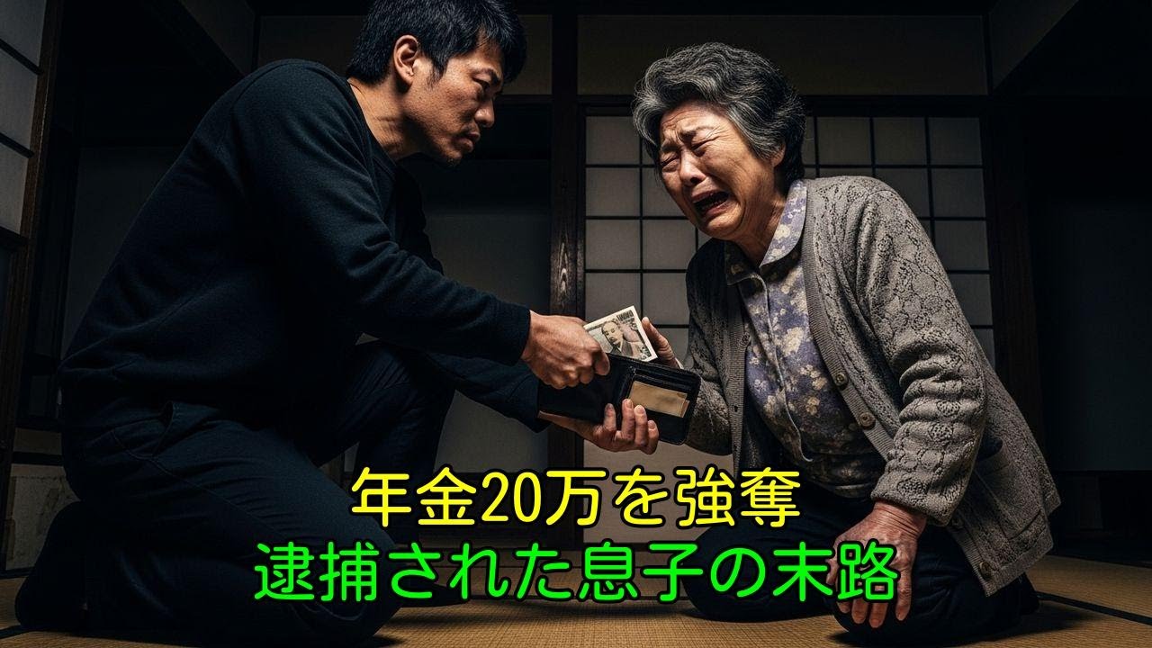 月20万の年金が消えた？強欲な息子を警察に突き出した74歳母の決断