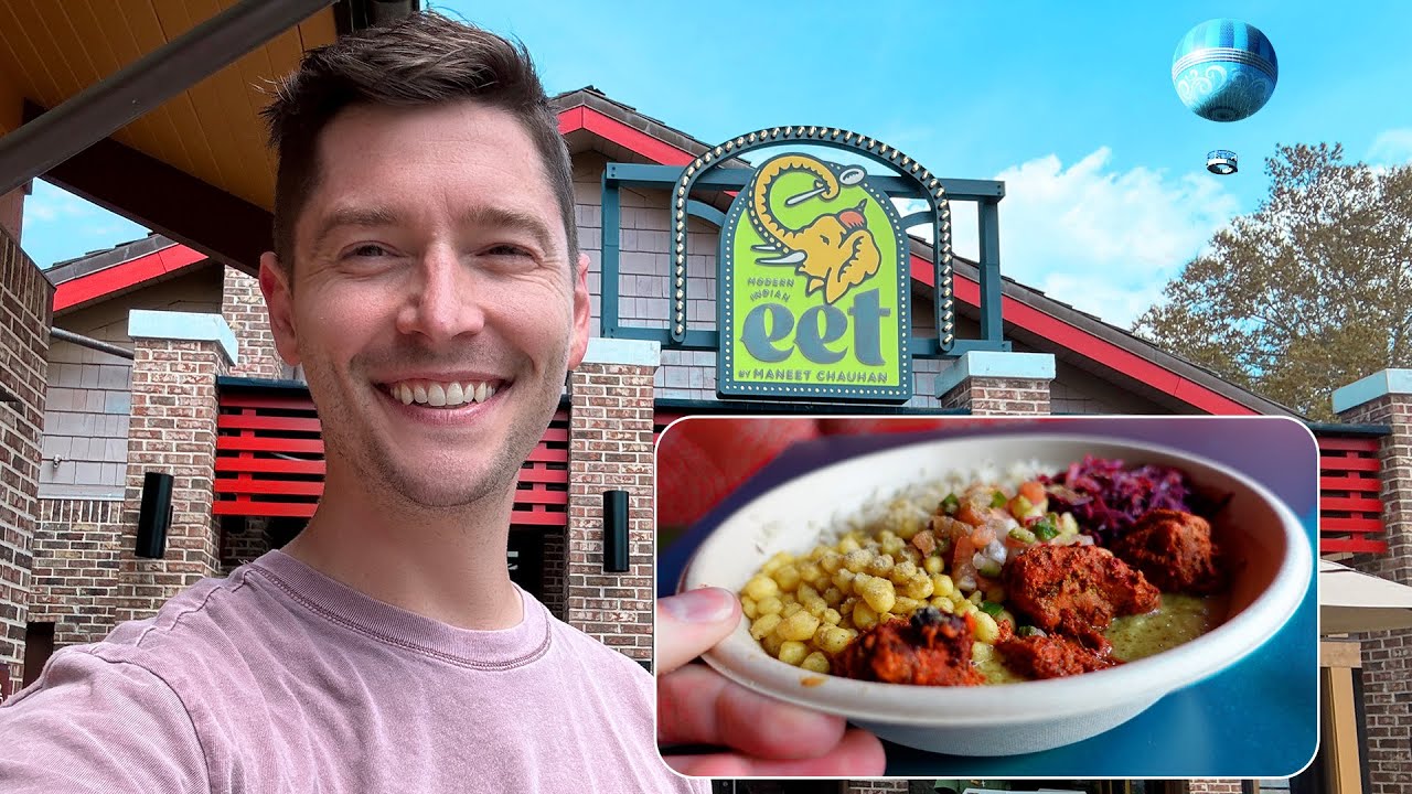 Trying NEW EET Indian Cuisine at Disney Springs! (from Chef Maneet Chauhan!)