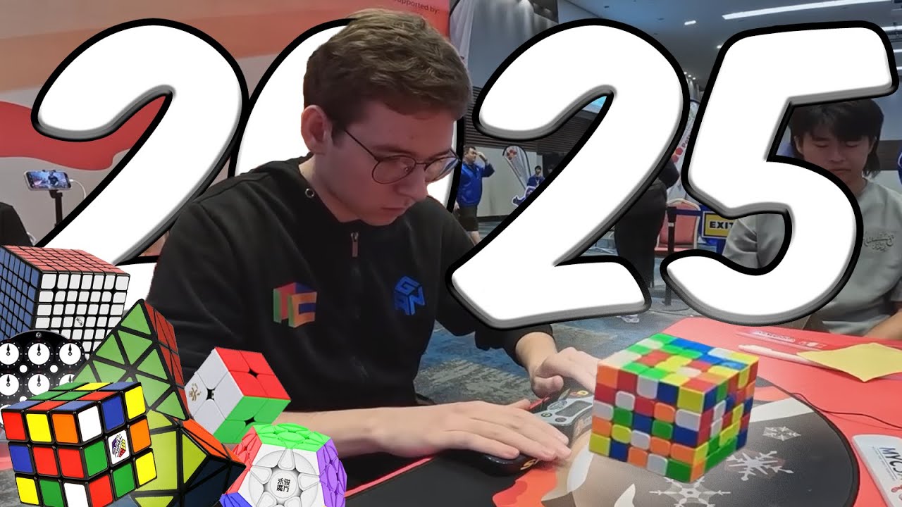 Tous les RECORDS du MONDE de Rubik's cube WCA en 2025