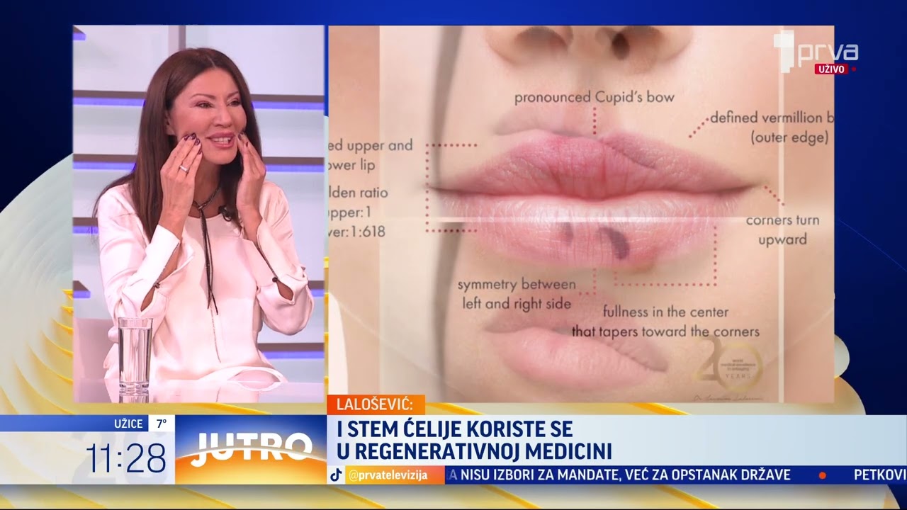 Dr Jasmina LALOSEVIC  Regenerativna medicina i antiejdžing i estetska medicina  U JUTRU 1211
