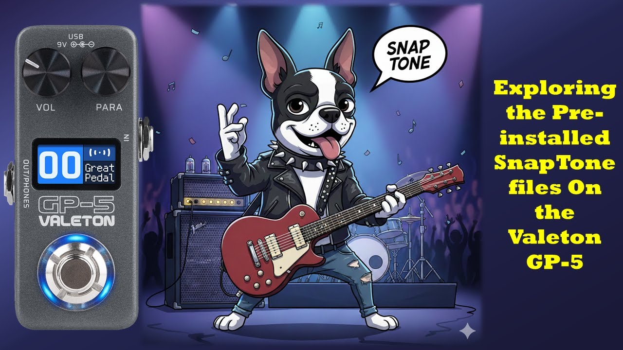 Предустановленные SnapTones GP-5 от Valeton