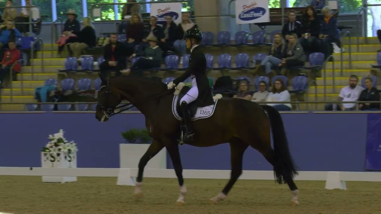 Jemma Heran and Total Recall won the Grand Prix Freestyle CDN at the Sydney International CDLite