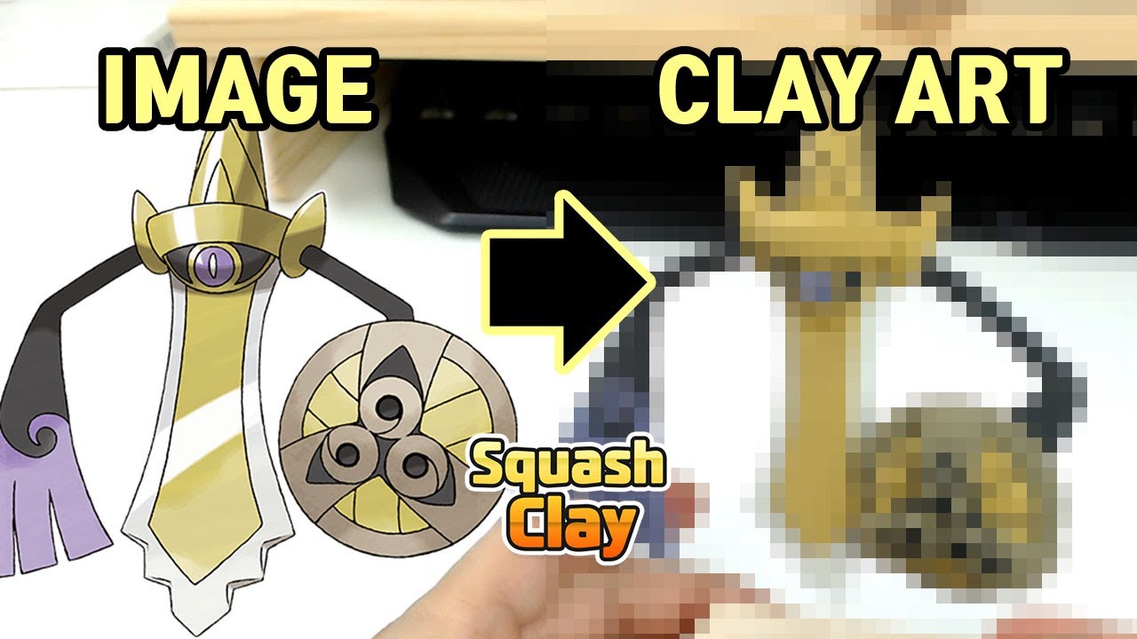Pokémon Clay Art: Aegislash Steel/Ghost Pokémon!