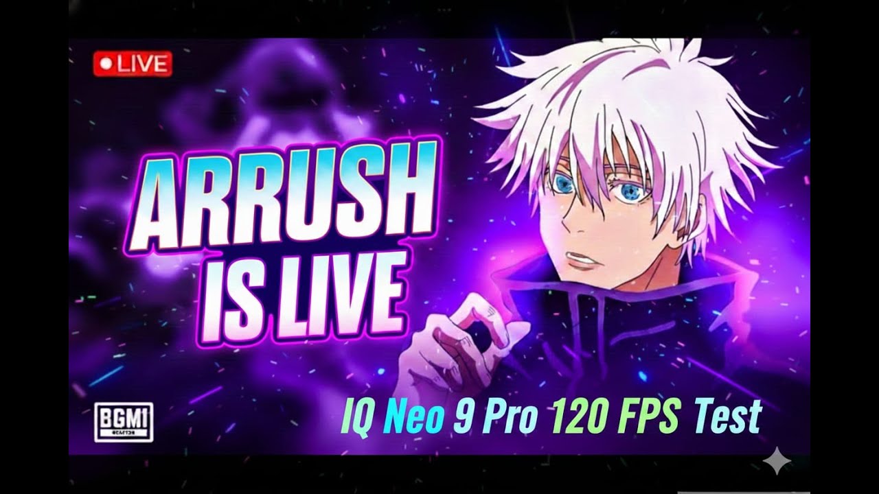 4.2 UPDATE LIVE WITH ARRUSH PLAYZ | LETS GO FOR CHICKEN STREAK | BGMI