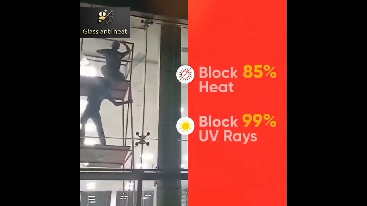 Glass Anti Heat Coating at Mahindra Showroom