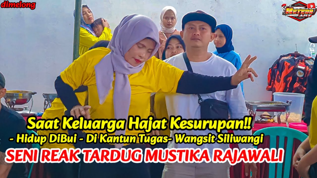 Saat keluarga hajat Kesurupan!!SENI REAK TARDUG MUSTIKA RAJAWALI!!