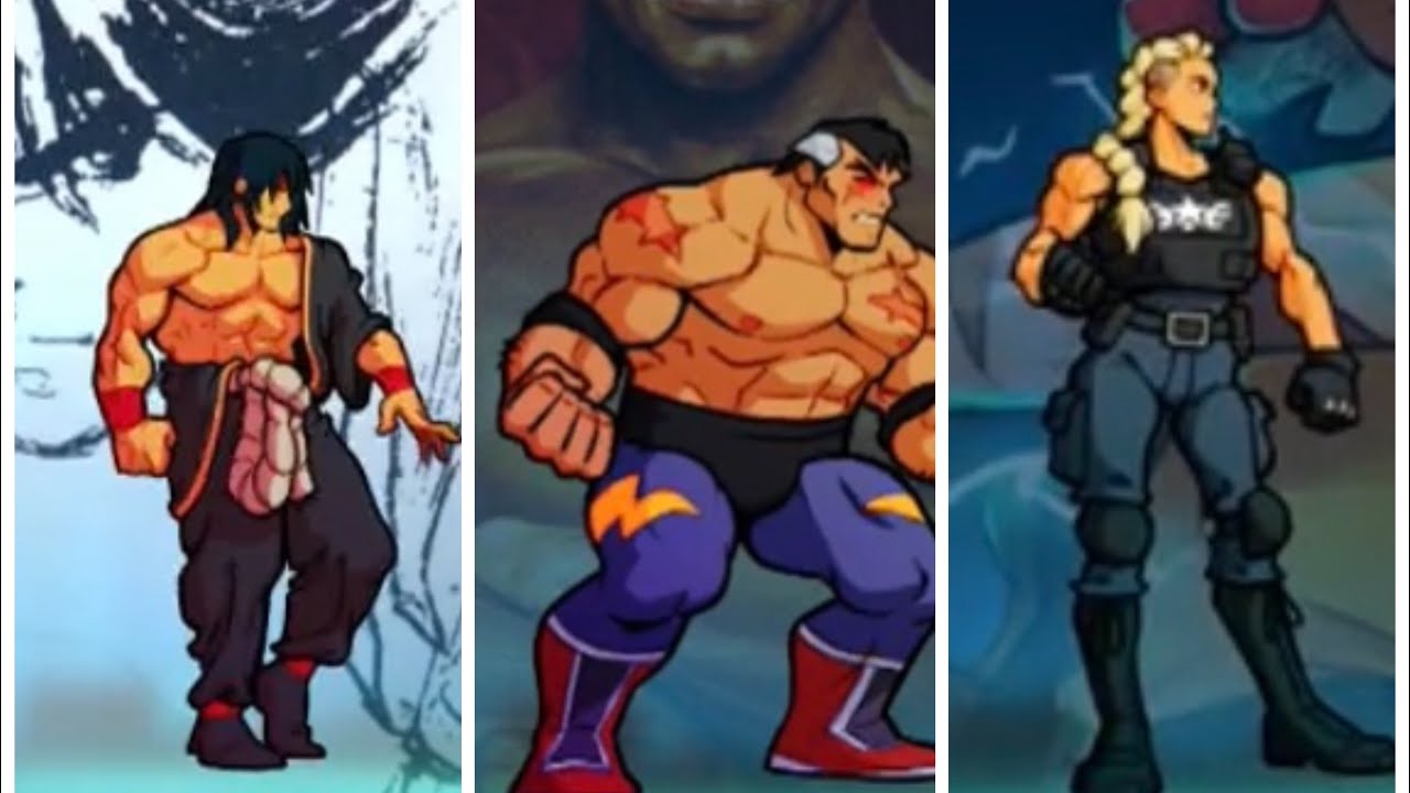 Street of Rage 4 play as ( Estel,Max SOR4,Shiva SOR4) Switch version
