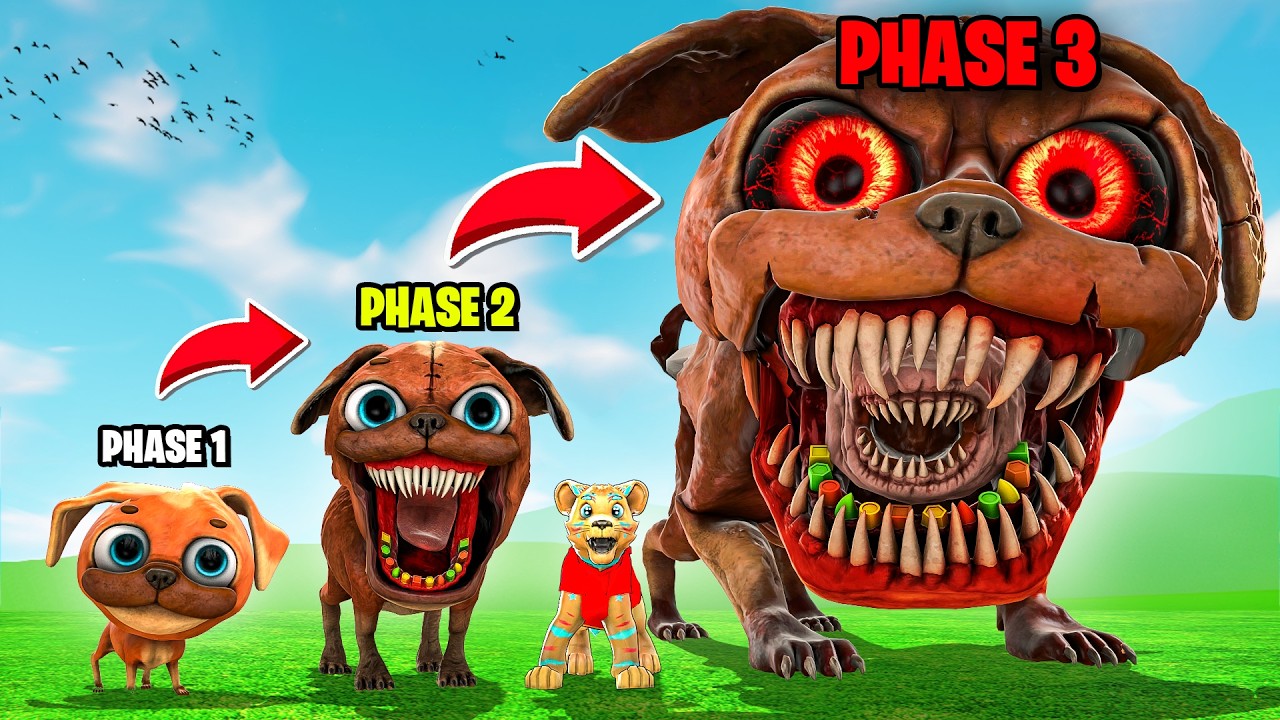 ПОЛНАЯ ЭВОЛЮЦИЯ CHOMPY CHASEY ИЗ DARK PALS В GMOD!!