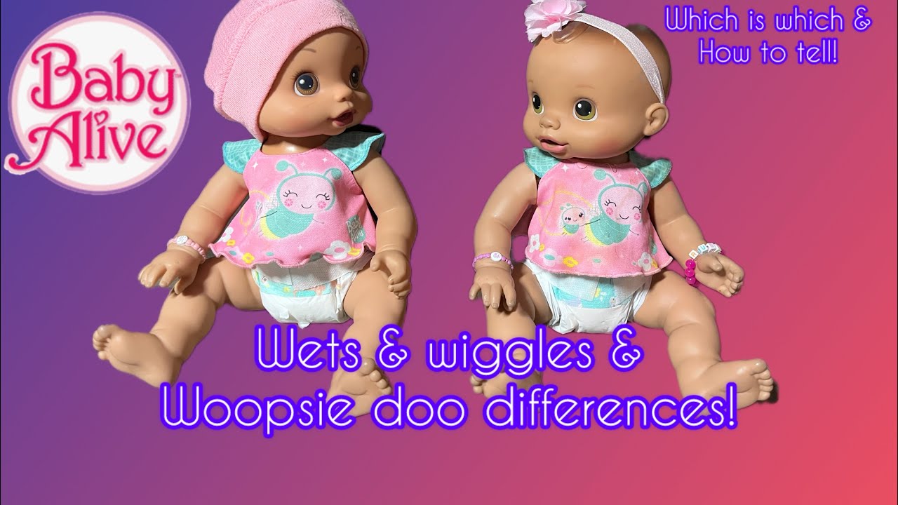 Baby alive 2006 wets & wiggles & 2009 woopsie doo differences! Which is which & how to tell! ✨💕