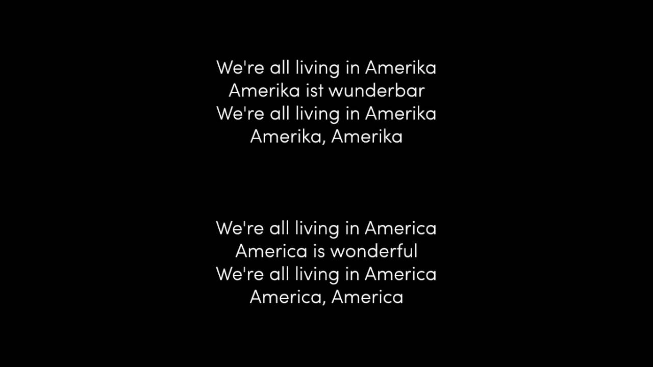 Rammstein - Amerika (English Lyrics)