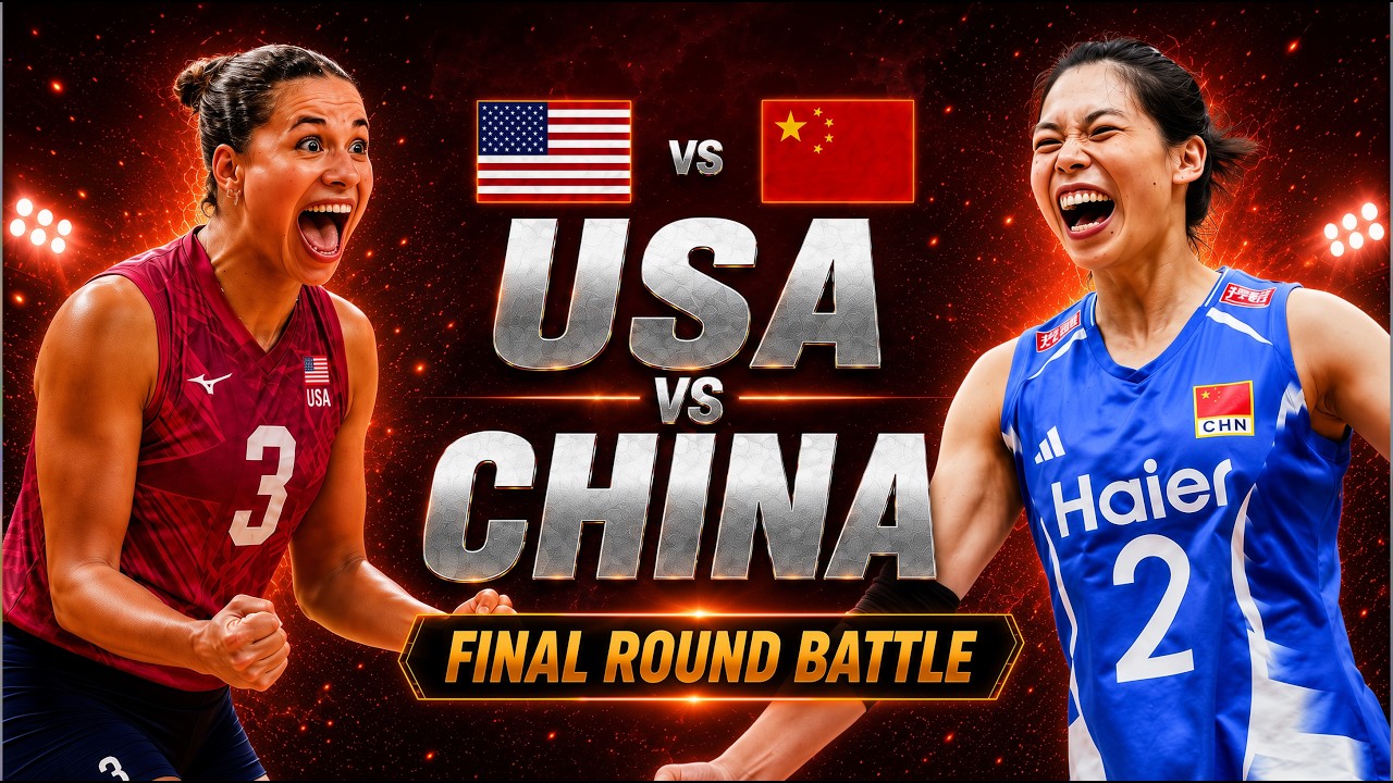 USA vs China Quarterfinal Volleyball Battle | Women's VNL 2026