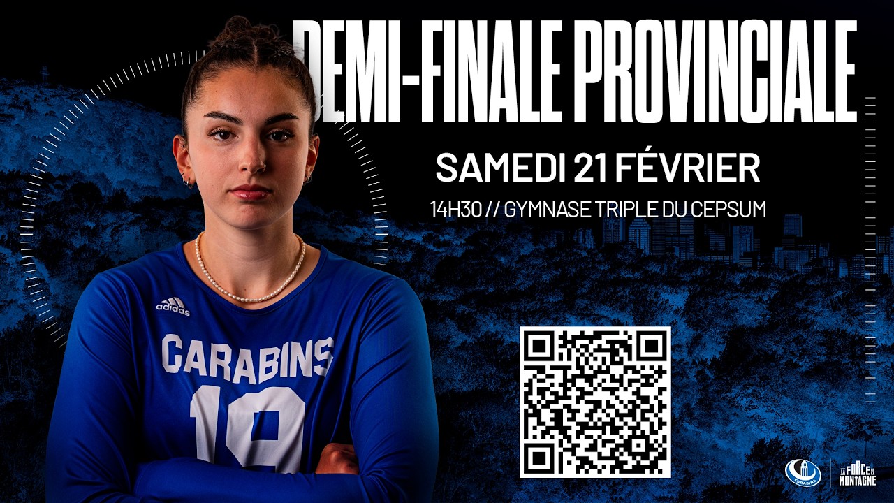 DEMI-FINALE PROVINCIALE - Volleyball féminin: Carabins contre Rouge et Or!