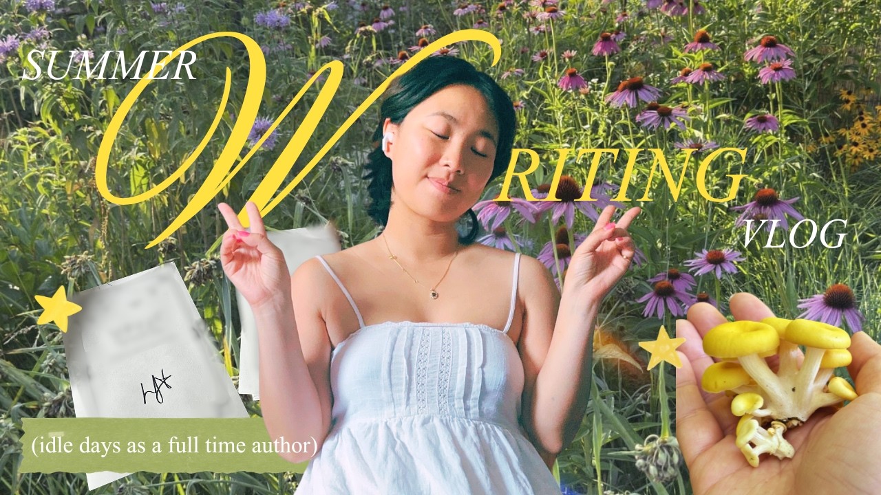 ☀️ a realistic week in my life as a fantasy author // brainstorming new books + pre-publishing prep!