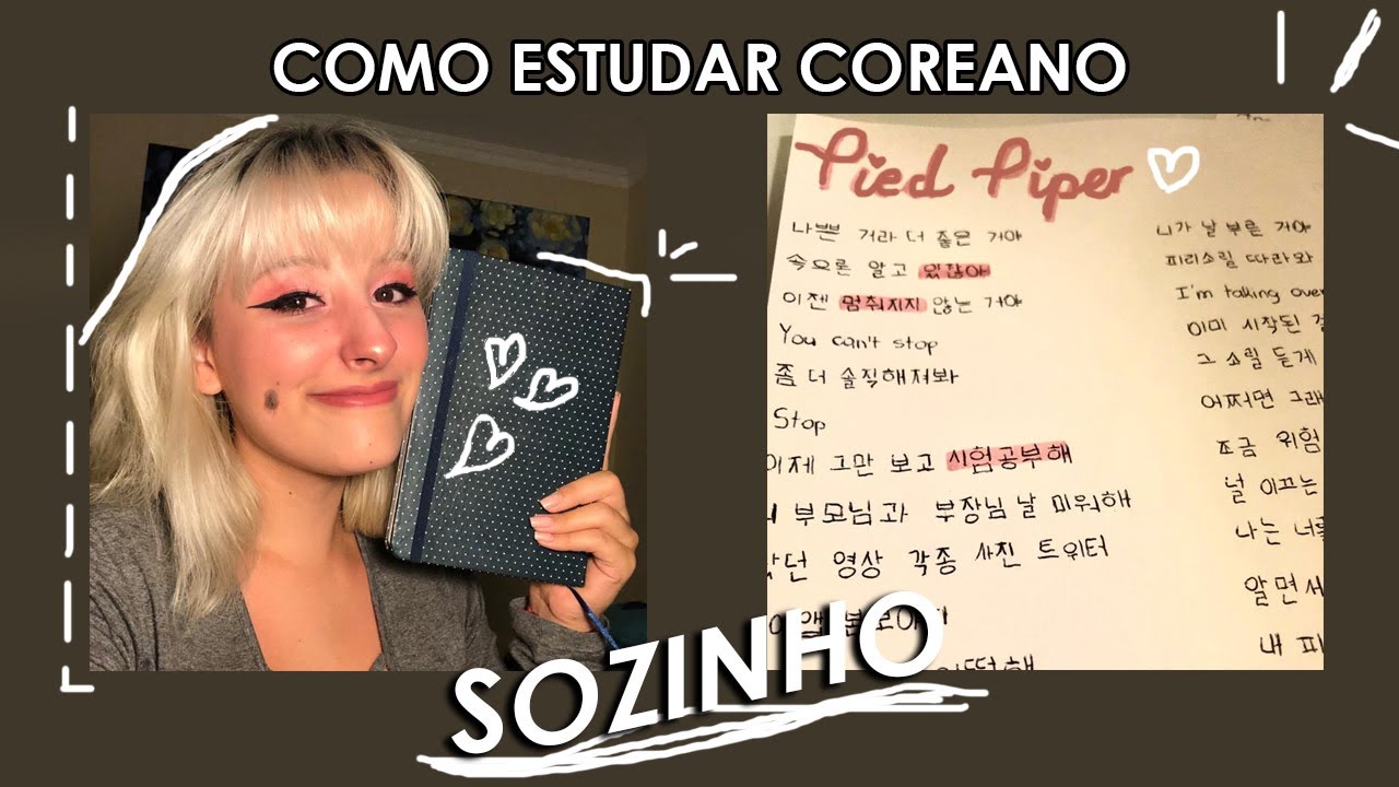 COMO EU ESTUDO COREANO? // Dicas pra estudar coreano sozinho!