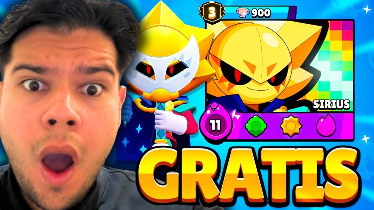 ¡GRATIS! SIRIUS LLEGA A BRAWL STARS 😱 + SORTEO