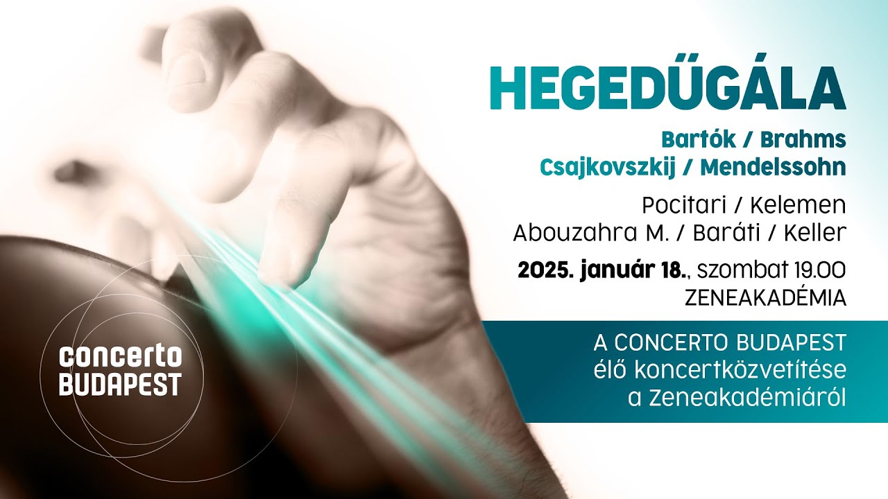 Hegedűgála – a Concerto Budapest hangversenye
