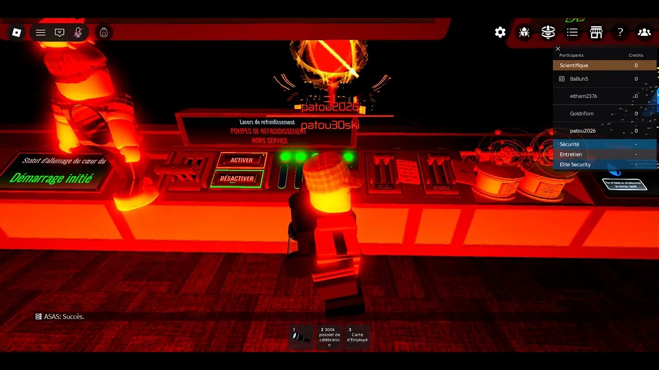 Roblox Un jeu Redex Réacteur (Refonte PT.1) Episode 5 saison 6 on a eviter une premier explosion