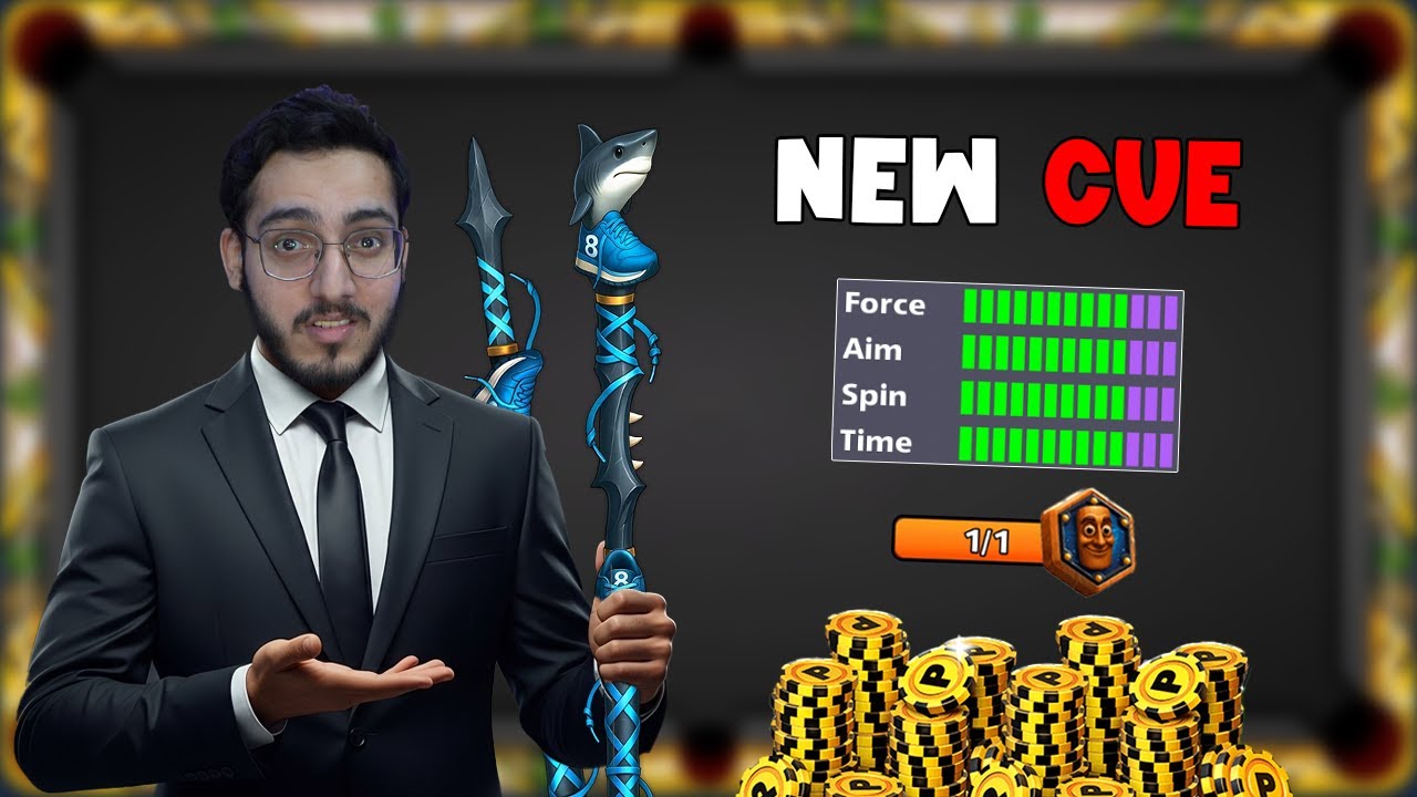 NEW CUE MAXED 396 UPGRADE PIECES 8 BALL POOL 😱‼️