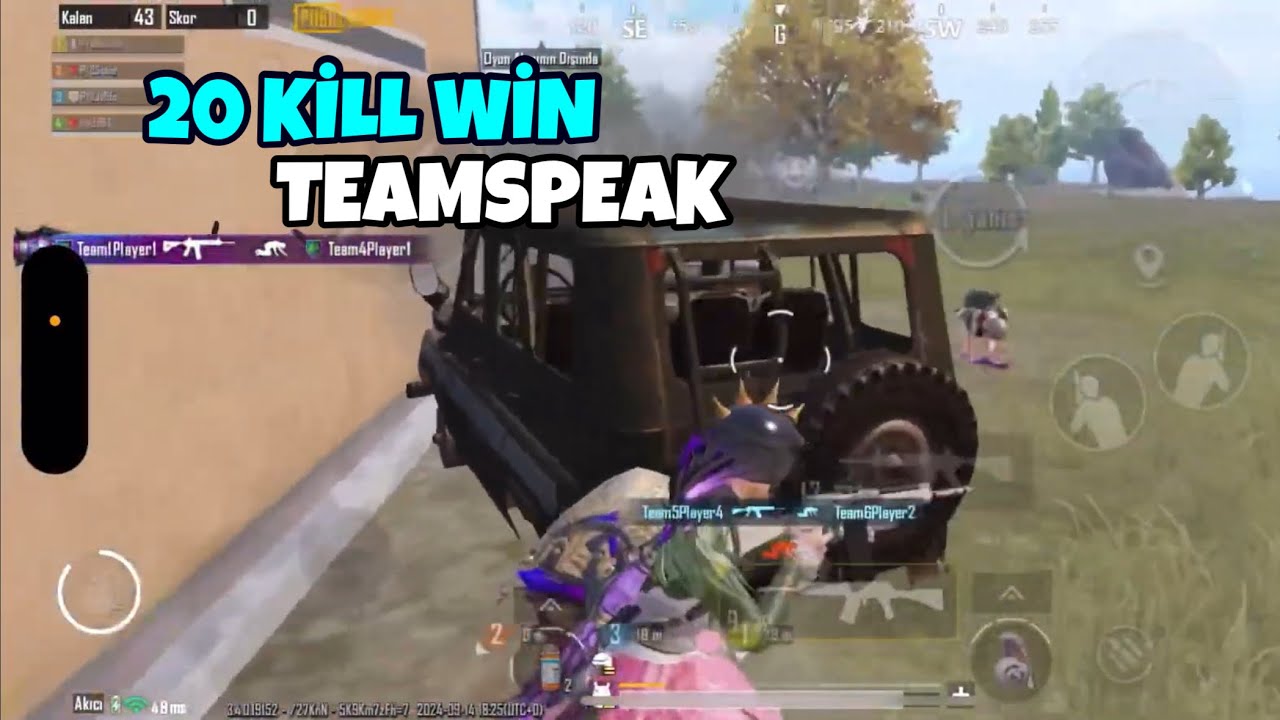 PUBG MOBİLE 10K Ödüllü Lig - SOLO 6 KİLL - TEAMSPEAK İPHONE 14 PRO