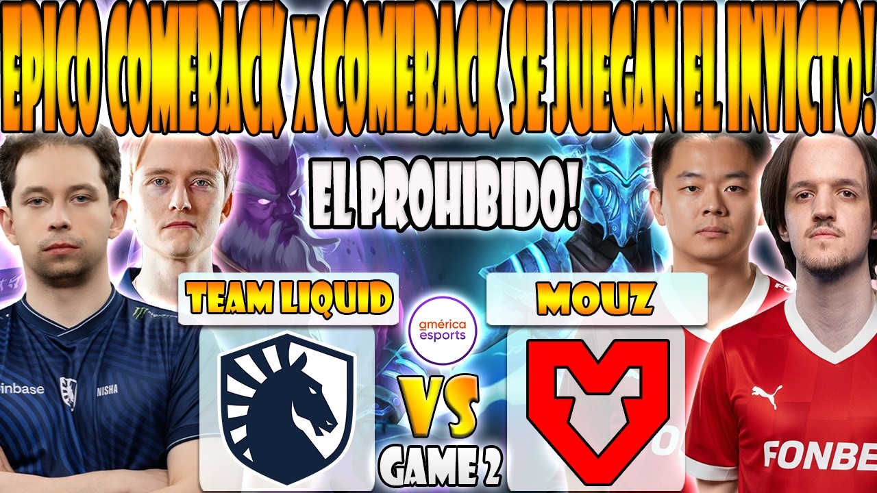 TEAM LIQUID vs MOUZ BO3[GAME 2] NISHA, MICKE VS CRYSTALLIS, MIDONE - DREAMLEAGUE SEASON 28 - DOTA