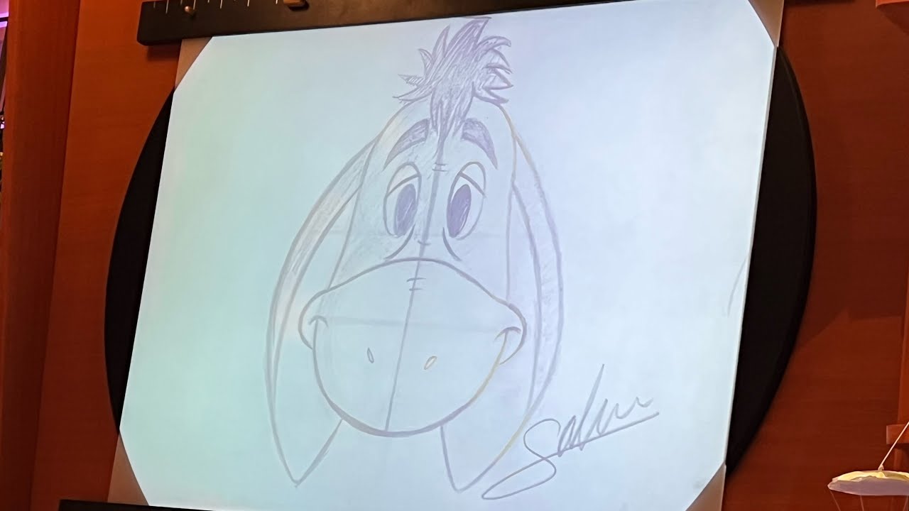 How to Draw Eeyore from Winnie the Pooh (Disney California Adventure Animation Academy FULL VIDEO)